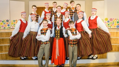 LATVIA - Daugavpils - Folk Dance Groups “Pienupīte” and "Dzīsmeite"