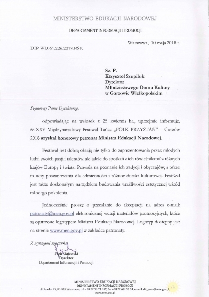 Minister Edukacji Narodowej